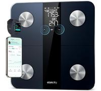Etekcity Balance intelligente améliorée pour poids corporel, balance numérique de salle de bain avec IMC, graisse corporelle, masse musculaire, 13 mesures avec un grand écran, prend en charge le mode