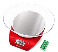 Etekcity EK5250 Bol de cuisine en acier inoxydable, 0,1 g, pour la cuisson, la préparation des repas, le régime céto, et la perte de poids, 5 kg