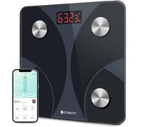 Etekcity Pèse-personne numérique avec technologie AC 180 kg/0,05 kg, Bluetooth, avec application, balance avec graisse corporelle et masse musculaire, IMC, écran XL