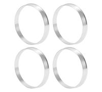 ETEKGVYVA Entretoise Roue Lot 4 Moyeux Roue Amortisseurs À Axe Central 66,6 À 63,6 Mm 66,6 À 65,1 Mm 66,1 À 56,6 Mm 66,1 À 58,1 Mm Entretoise Roue Universelle Véhicule(66.1-59.6)