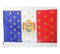 Etendard De Napoléon Iii De France - Second Empire Français 90X150Cm Jardin Signe Lavable Grand Drapeau Supérieure Drapeau De Jardin Décoration Pour Porche Patio Pelouse
