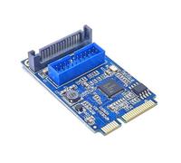 Étendez les capacités du PC PCIe vers USB 19 broches vers la carte d'extension interne 19 broches 5000 Mbps