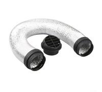 Étendez votre portée de chauffage avec ce kit d'extension fiable de 75 mm pour conduit de chauffage diesel en feuille d'aluminium