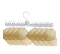 Étendoir à chaussettes avec pinces à linge - Support compact avec pinces à linge | Cintre pour sécher, pour la maison Dortoir College Camping Voyage Appartement Balcon Salle de bain Intérieur Ester