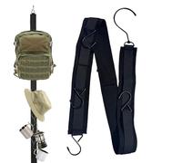 Étendoir à engrenages réglable, portable et multifonction, outils de hockey compacts avec 5 crochets, support mural facile pour l'entraînement, les joueurs, les pantalons de sport, le camping