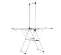 Etendoir à linge 21 mètres - Séchoir à linge avec portant à cintres Blanc G