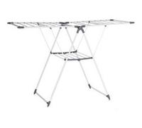 Etendoir à linge 21 mètres - Séchoir à linge dépliable Blanc G