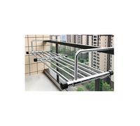 Étendoir à Linge Balcon Rétractable, Séchoir Suspendu pour Balustrade