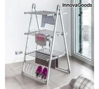 Etendoir à Linge Electrique Pliable Compak 300W 30 Barres Gris