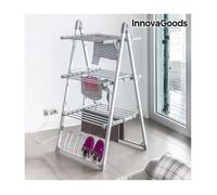 Etendoir à Linge Electrique Pliable Compak 300W 30 Barres Gris