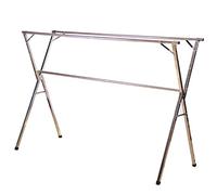 Étendoir à Linge, étendoir à Linge en Acier Inoxydable amélioré, étendoir à Linge Pliable et Robuste pour Une Utilisation intérieure et extérieure, Solution de Rangement Pliable de 1,5 m ave