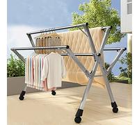 Etendoir à Linge Étendoir À Linge En Acier Inoxydable, Étendoir À Linge Pliant À L'intérieur, Étendoir À Linge Rétractable, Étendoir À Linge Portable Pliable Pour Le Séchage Des Vêtements, Des Servie