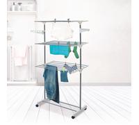 Etendoir à Linge - Je Cherche Une Idee - 3 étages - Pliable - Blanc