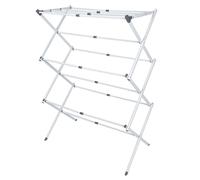 Je Cherche une Idée – Étendoir à linge ME0054 Accordéon 9 m Pliable Compact Blanc