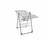 Leifheit Séchoir à linge sur pied Classic 250 Flex Black – 25 m, ailes réglables intérieur/extérieur