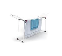 Étendoir à Linge Pliable Extensible avec Roues, 1,8 m - Gain de Place, idéal pour l'intérieur et l'extérieur, Structure résistante et Stable en Acier et polypropylène, 180 x 88 x 56 cm