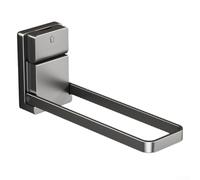 Étendoir à linge pliable mural avec structure en forme de U et fixation à ventouse pour applications multiples (1 pièce)