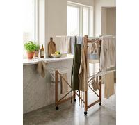 Kitchen Move Séchoir à linge USHUAIA BAT-WD-03KMAX 32 m avec roulettes Blanc