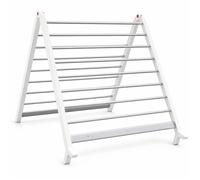 Étendoir à Linge pour Baignoire Extensible 53 à 90 cm - Séchoir à Linge Pliable en Aluminium 15 2 m d’Étendage - Argenté