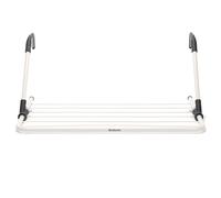 Brabantia Radiator Airer and Hanging Drying Rack - Metallic Grey
