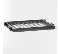 Étendoir à pantalons extensible à placer au-dessus du lave-linge, séchoir multifonctionnel dissimulé, structure en alliage d'aluminium, dimensions : largeur 66-71 cm, idéal pour la buanderie