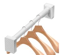 Étendoir à vêtements Mural, étendoir rétractable Tige de Support pour | Extensible Pour buanderie, rangement robuste, gain de place, organisateur de séchage, supports de cintre