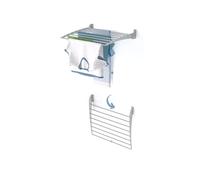 Étendoir de mur pliable, Séchoir à linge mural pour l'intérieur et l'extérieur