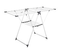 ÉTENDOIR DEPLIABLE 13M BLANC/GRIS