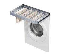 Étendoir Invisible for Machine À Laver,Porte-Pantalons Dissimulé avec 7/8/9 Barres,étagère Coulissante À Installer Au-Dessus De La Machine À Laver, for Chambre(Color-1,66-76cm)