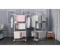 Étendoir multifonction Herzberg 20 m : Blanc