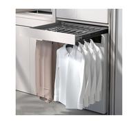 Étendoir mural pour machine à laver - Tringle à linge réglable - Design silencieux - 45 - 120 cm - Solution de lavage peu encombrante (couleur 2 56 x 60 x 85 cm)