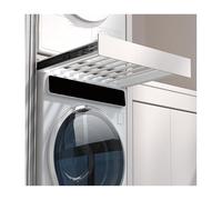 Étendoir mural pour machine à laver - Tringle à linge réglable - Tension silencieuse - 45 - 120 cm - Solution de lavage peu encombrante (couleur 1 56 x 85 120 cm)