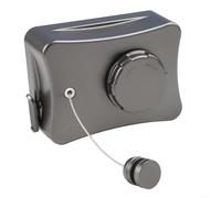 Étendoir mural rétractable de 40,6 cm, 22,3 m pour un séchage efficace en intérieur avec une capacité de charge impressionnante (gris)