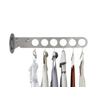 Étendoir Mural - Sèche-linge Pliable À 6 Et 8 Trous, Organisateur De Vêtements Pour Mur | Cintre De Séchage De Vêtements Réglable, Pour Blanchisserie, Salle De Bain, Douche, Balcon, Placard, Armoire,