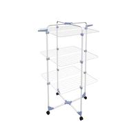Étendoir Pliable à Roulettes Gimi 153580 Modular 3 Argenté Acier (30 m)