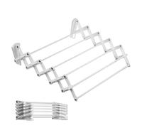 Etendoir Porte-linge et porte-serviettes, pliable blanc 80 cm