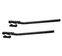 Étendoir pour Main Courante Adaptable et Repliable en Acier galvanisé Noir