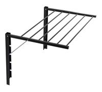 ABJ Séchoir mural Majka 60 cm noir pliable durable