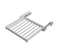 Étendoir sous armoire - Étendoir à linge invisible peu encombrant pour pantalons, panier extensible pour placard (noir, 450 à 600 mm) - Maximisez le rangement et économisez de l'espace efficacement