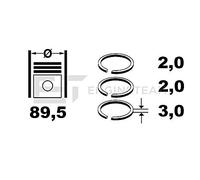 ETENGINET R4000850 Bloc Moteur