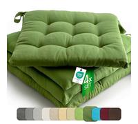 etérea Coussin de Chaise de Jardin 40x40 chaises Exterieur Galette de Chaise Coussins intérieur 4 Pièces de Coussins 40 x 40 cm Cactus