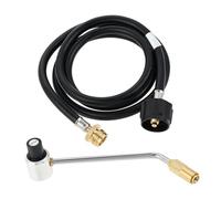 ETERMETA Tuyau adaptateur de propane de 1,8 m - Convertisseur de 0,5 kg à 9,1 kg avec régulateur 5430 de rechange pour poêles à propane Coleman, non compatible avec les barbecues Coleman Roadtrip LXE