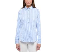 ETERNA Femme Chemisier à Rayures Regular FIT Long Sleeve Bleu Clair 46_D_1/1