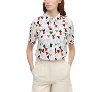 ETERNA Femme Chemisier Regular FIT 1/2 Blanc/Multicolore 42_D_1/2