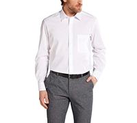 ETERNA Homme Chemise Unie en Popeline Comfort FIT 1/1 Blanc 40_H_1/1