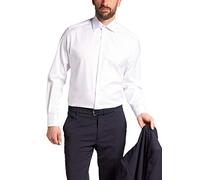 ETERNA Long Sleeve Shirt Modern FIT Cover Shirt Twill White UNI Shortened Sleeve, Chemise,