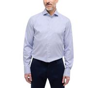ETERNA Long Sleeve Shirt Slim FIT Twill Blue Striped Chemise, Bleu/Blanc, 42 Homme