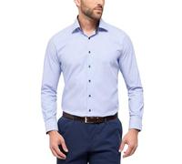 ETERNA Male Chemise rayé Modern FIT 41_H_1/1, 1/1, Bleu