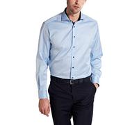 ETERNA Male Cover Shirt uni Comfort FIT 47_H_1/1, 1/1, Bleu Clair