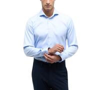 ETERNA Male Cover Shirt uni Slim FIT 38_H_1/1, 1/1, Bleu Clair
